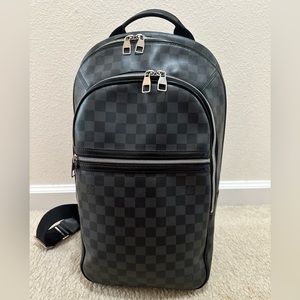 Louis Vuitton Michael Backpack Damier Graphite | Authentic!